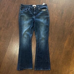 Denizen from Levi's Dark Blue Flare Jeans-10Short